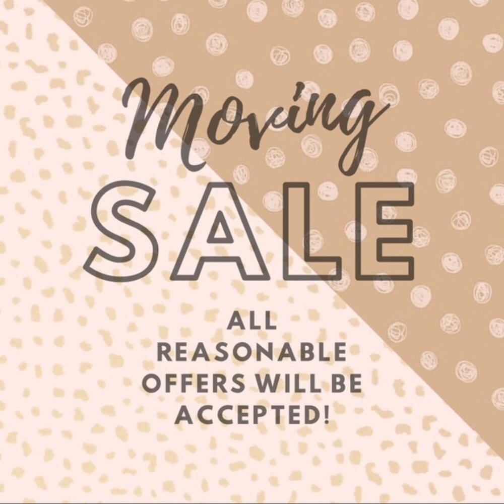Moving Sale!!!